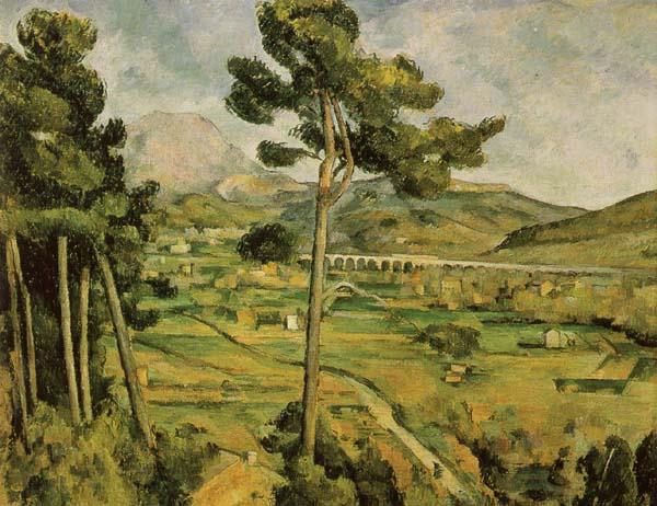 Paul Cezanne La Montagne Sainte-Victoire depuis Bellevue Norge oil painting art